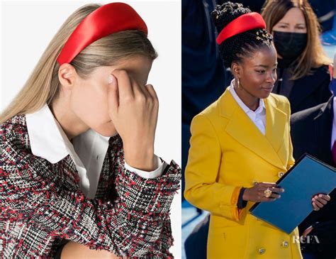 prada headband amanda gorman